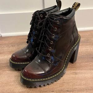 Dr. Martens Avril Cherry Boots Size 7